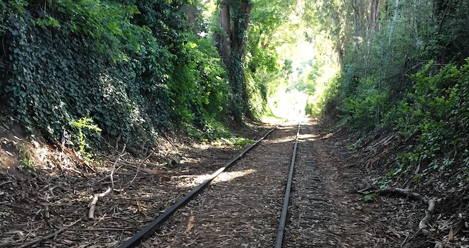 rail road tracks near capitola