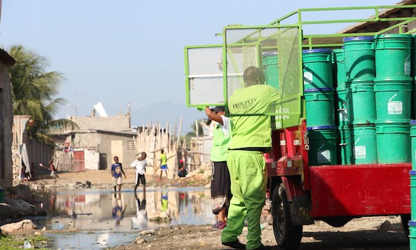 Photo of a container based sanitation service