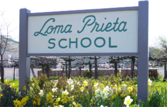 Loma Prieta School Sign